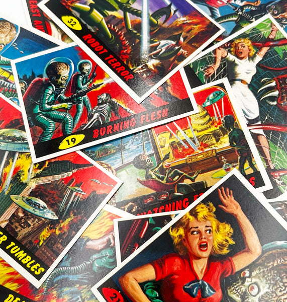 HERITAGE MARS ATTACKS COLLECTIBLE TRADING CARDS SINGLE PACK – The