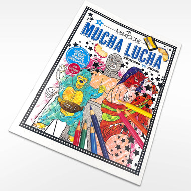 MUCHA LUCHA COLORING BOOK