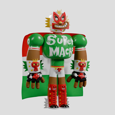 SUPER MACHO "MEXICO" LIMITED EDITION BY JORGE R. GUTIERREZ