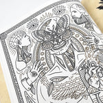 The Tattoo Flash Coloring Book: For Adults