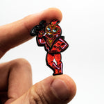 1.5″ GLITTER SEÑOR FUEGO ENAMEL PIN